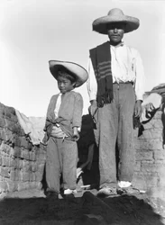 Campesino und Sohn, Bundesstaat Veracruz, Mexiko, 1927